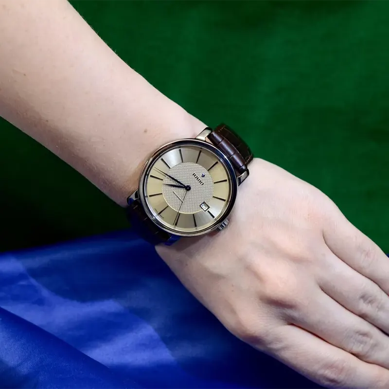 Rado DiaMaster XL Champagne Dial Automatic Men's Watch- R14074256